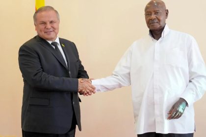 Turkmenistan Envoy Ata Serdarow Pays Courtesy Visit To President Museveni