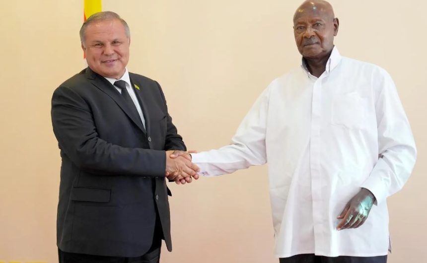 Turkmenistan Envoy Ata Serdarow Pays Courtesy Visit To President Museveni