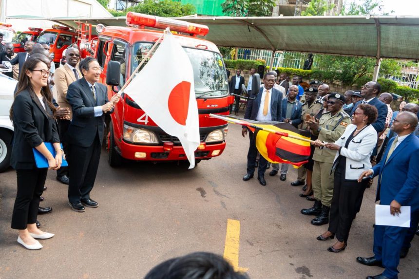 Japan Empowers Uganda’s Safety: 7 Fire Trucks Donated To Boost Emergency Response Across Critical Regions