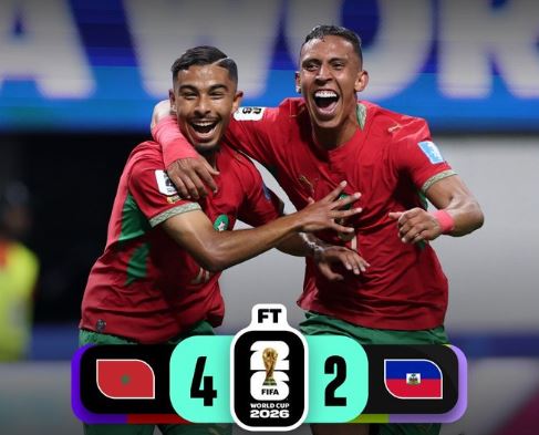 World Cup 2026: Morocco 4 - 2 Haiti
