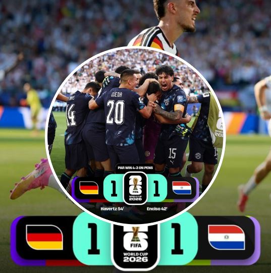 World Cup 2026: Germany 1 (3) - 1 (4) Paraguay