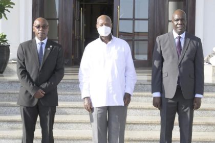President Museveni Presides Over Swearing-In Ceremony Of Deputy Chief Justice Moses Kazibwe Kawumi