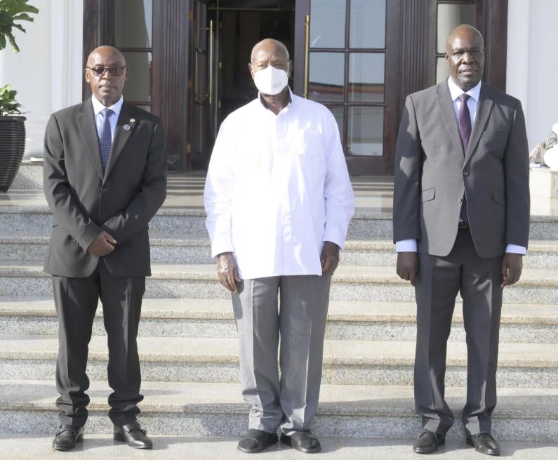 President Museveni Presides Over Swearing-In Ceremony Of Deputy Chief Justice Moses Kazibwe Kawumi