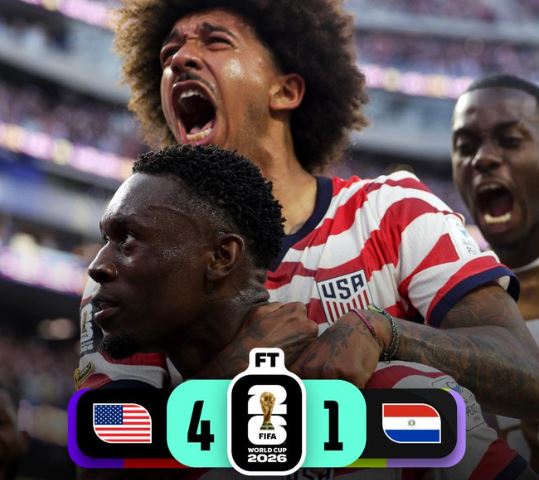 World Cup 2026: USA 4 - 1 Paraguay