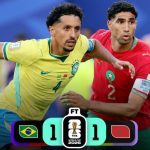 World Cup 2026: Brazil 1 - 1 Morocco