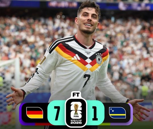 World Cup 2026: Germany 7 - 1 Curaçao