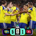 World Cup 2026: Sweden 5 - 1 Tunisia