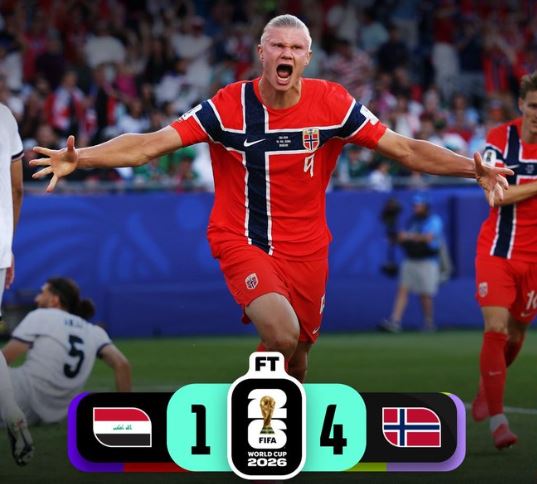 World Cup 2026: Iraq 1 - 4 Norway