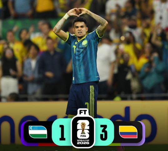 World Cup 2026: Uzbekistan 1 - 3 Colombia 