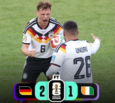 World Cup 2026: Germany 2 - 1 Ivory Coast