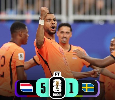 World Cup 2026: Netherlands 5 - 1 Sweden