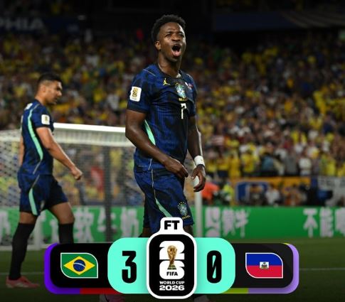 World Cup 2026: Brazil 3 - 0 Haiti