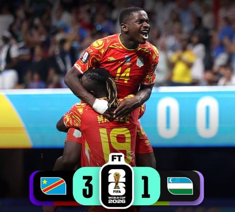 World Cup 2026: DR Congo 3 - 1 Uzbekistan