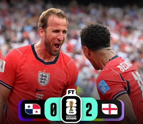 World Cup 2026: Panama 0 - 2 England