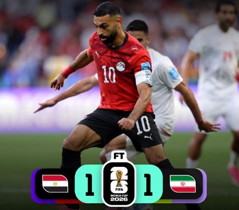 World Cup 2026: Egypt 1 - 1 Iran