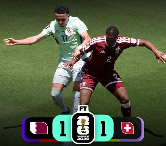 World Cup 2026: Qatar 1 - 1 Switzerland