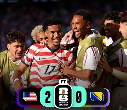 World Cup 2026: USA 2 - 0 Bosnia & Herzegovina