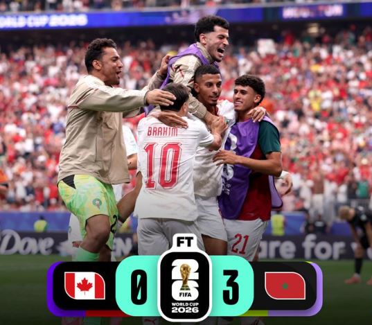 World Cup 2026: Canada 0 - 3 Morocco