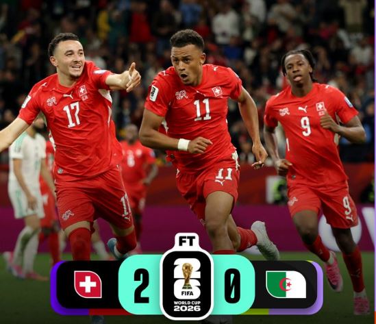 World Cup 2026: Switzerland 2 - 0 Algeria