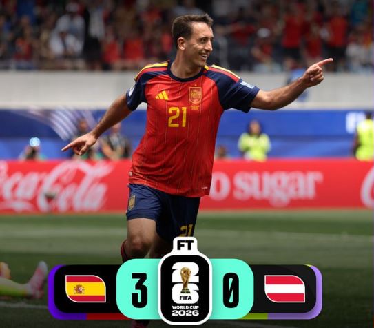 World Cup 2026: Spain 3 - 0 Austria