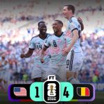 World Cup 2026: USA 1 - 4 Belgium