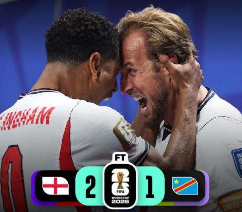 World Cup 2026: England 2 - 1 DR Congo