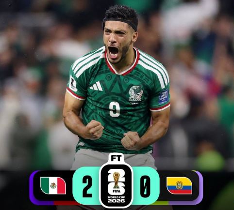 World Cup 2026: Mexico 2 - 0 Ecuador