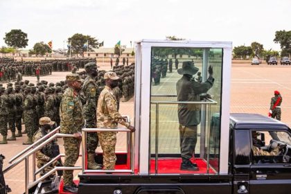 President Commends CDF On Improving Soldiers’ Welfare At Historic Joint Recruits Pass-out