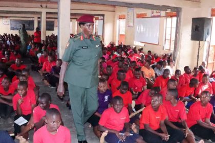 Col. Night Ikiriza Urges Kitende S.S Students To Embrace Patriotism And Positive Mindset