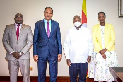 President Museveni Bids Farewell To Outgoing Sudanese Ambassador