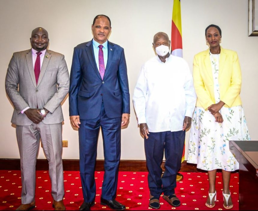 President Museveni Bids Farewell To Outgoing Sudanese Ambassador