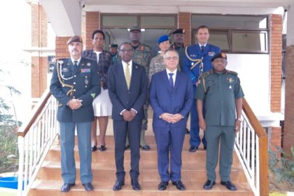 Defence & Veteran Affairs Minister Kiryowa Kiwanuka, Belgian Ambassador Discuss Defence Cooperation