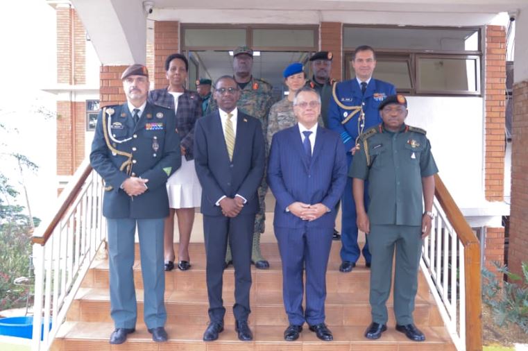 Defence & Veteran Affairs Minister Kiryowa Kiwanuka, Belgian Ambassador Discuss Defence Cooperation