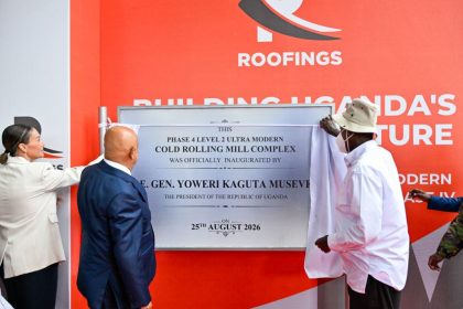 President Museveni Commends Roofings Group For Phase IV Rolling Mill Launch