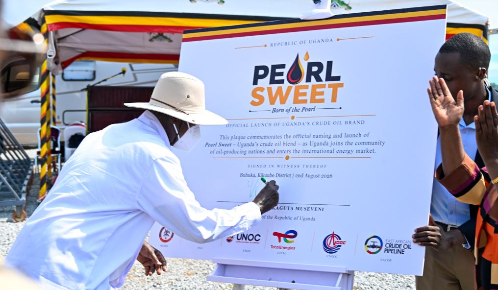 President Museveni Unveils Official Name 'Pearl Sweet' For Uganda’s Oil Ahead Of First Production