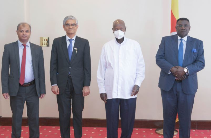 President Museveni Bids Farewell To Outgoing Indian High Commissioner