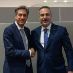 Turkish Foreign Minister, UK Foreign Secretary Ed Miliband Hold Talks In New York
