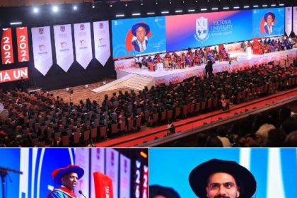 Vice Chancellor Prof. Lawrence Muganga Praises Dr Sudhir Ruparelia & Ruparelia Group’s Support Towards Victoria University At 10th Graduation Ceremony