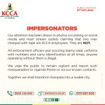 KCCA Warns Public Against Masquerades Impersonating Officials