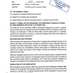 UBDA Resolves To Temporarily Withdraw Driving Services Over Driver Badge Concerns