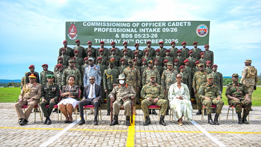 President Museveni Commissions 280 UPDF Officer Cadets, Emphasizes Economy, Discipline And Regional Security