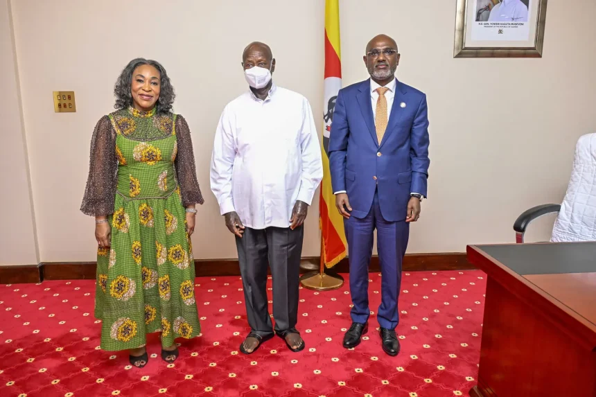 President Museveni Meets Commonwealth Secretary-General Shirley Botchwey