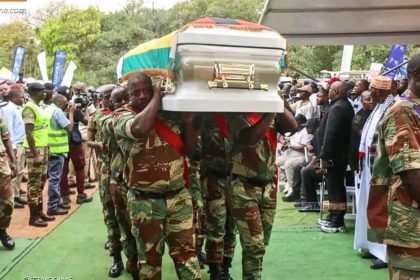 Zimbabwe Army Salutes Tycoon Wicknell Chivayo's Funeral